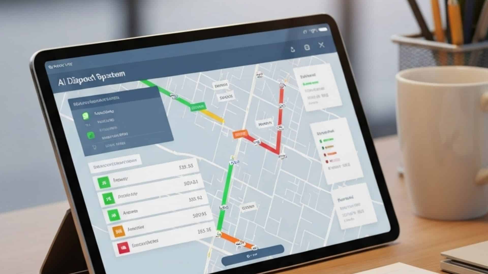 AI-powered dispatch and routing technology for medical courier operations