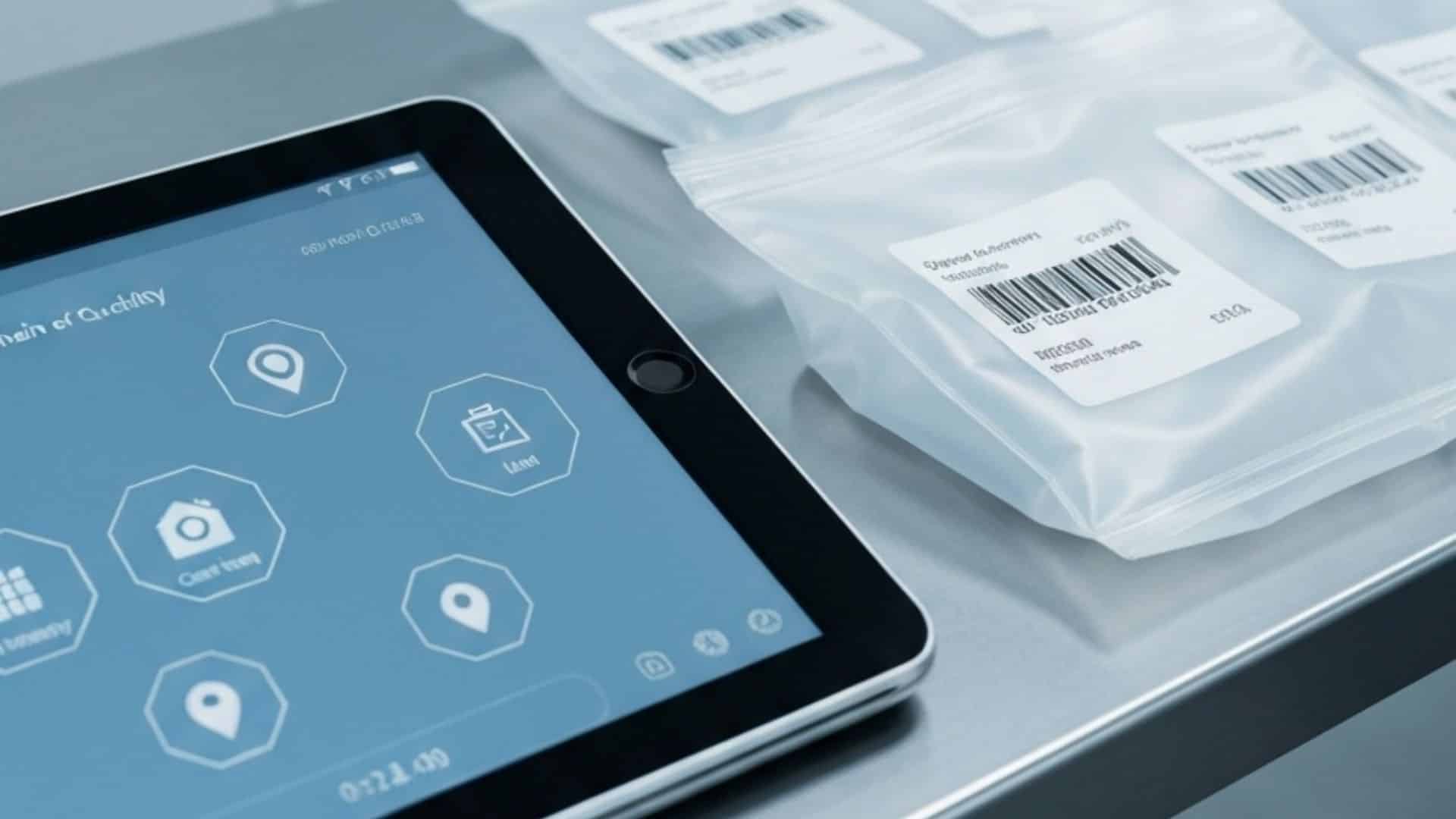 Digital chain of custody tracking interface for medical specimen transport traceability