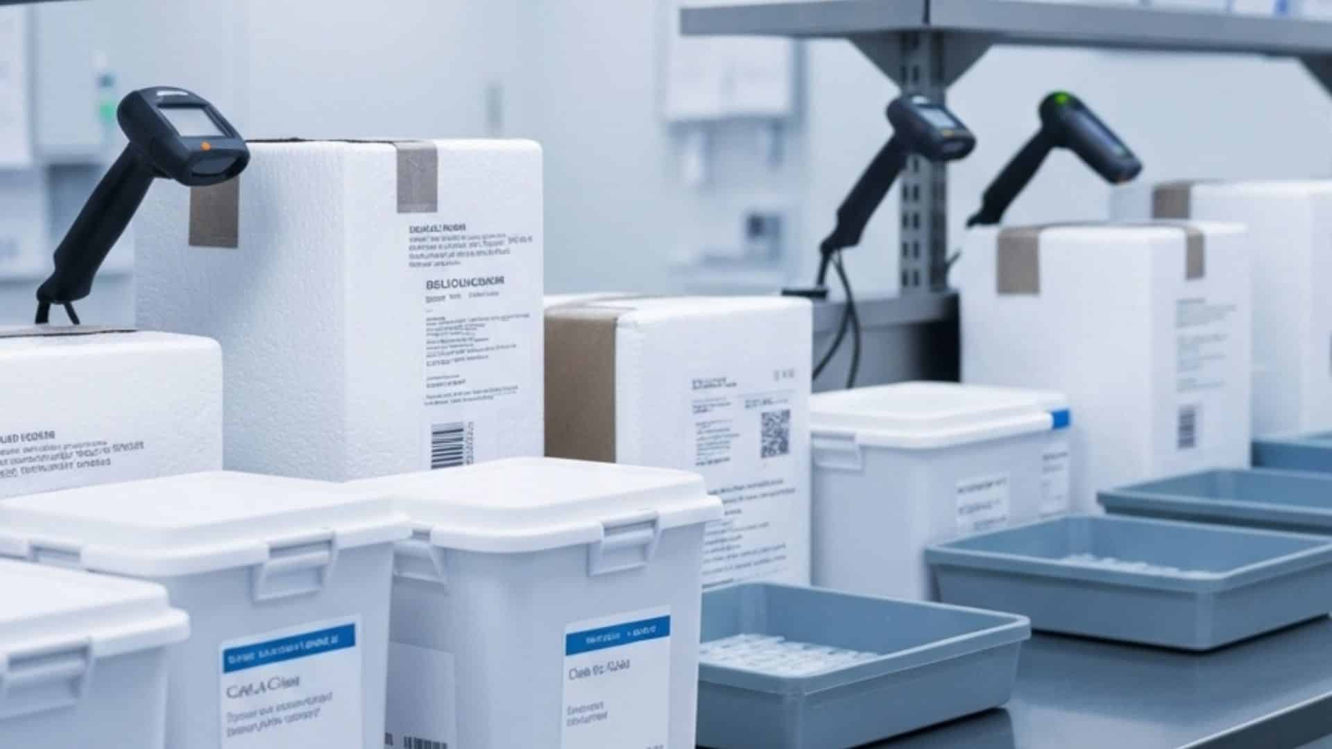 Clinical trial specimen transport and logistics management for pharmaceutical research