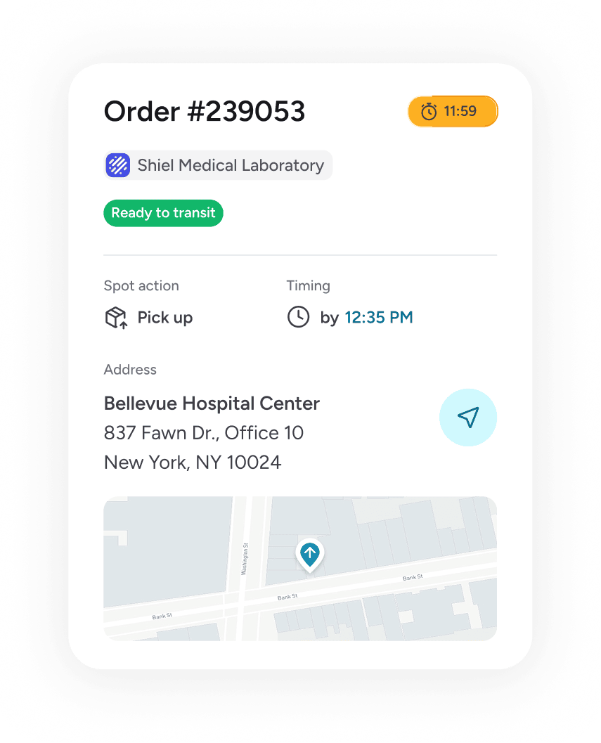 medical courier service