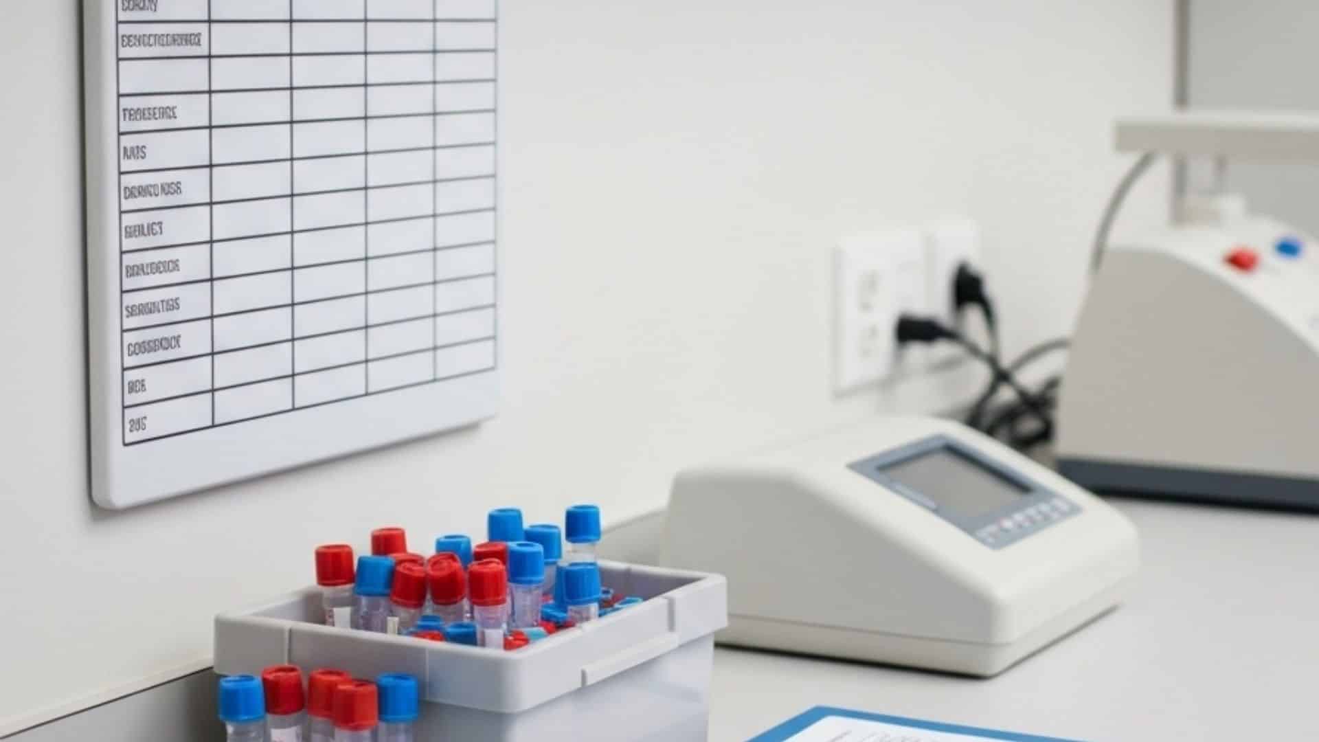 Specimen collection tubes with proper labeling to reduce pre-analytical rejection rates